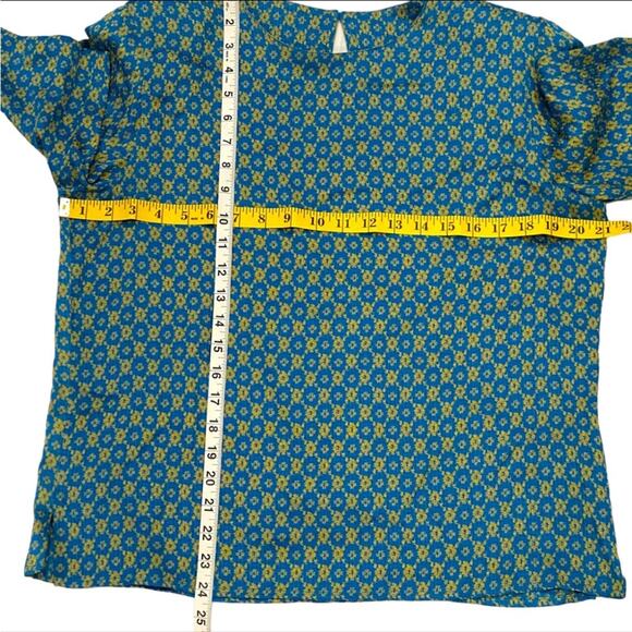 Vintage Skirt Blouse Set Silk 12P 12 Petite Fall 2 piece 80s 90s Elegant Classic - Picture 14 of 16